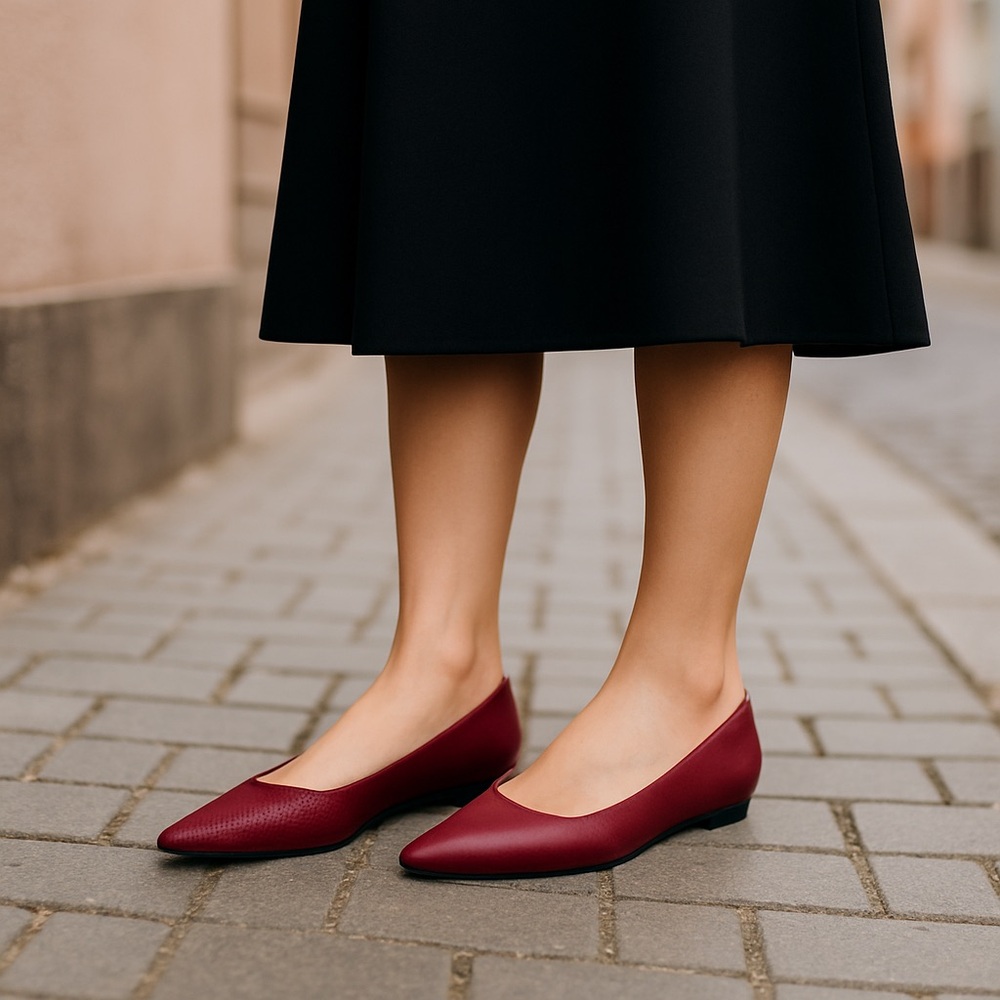 French Connection Burgundy Women's Flats.